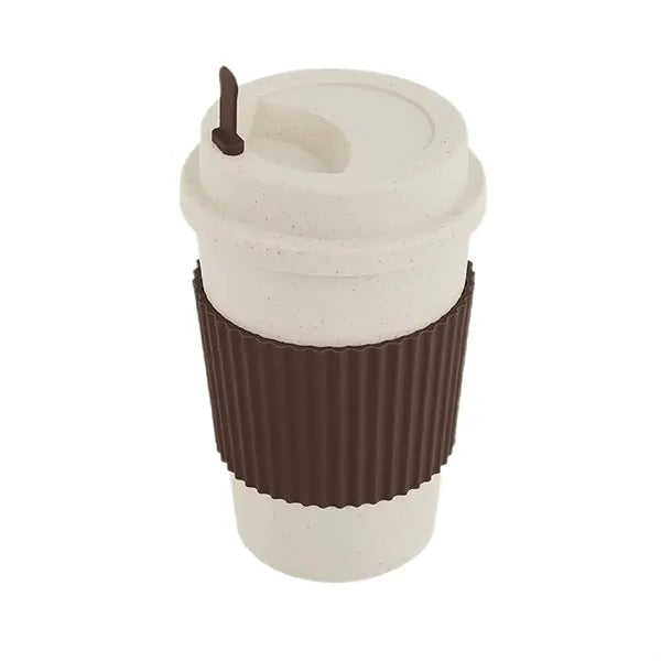 15 OZ Wheat Straw Coffee Mug for Home and Outdoor
