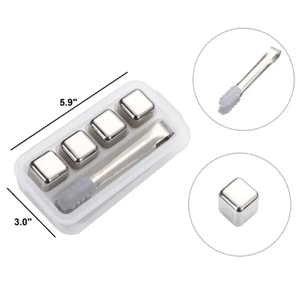 304 Stainless Steel Quick Freeze Ice Cube Set with Clip