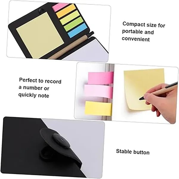 Recyclable Memo Sticky Jotter with Pen