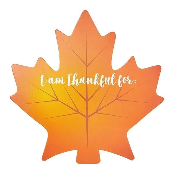 Thankful for Table Place Leaf Cards