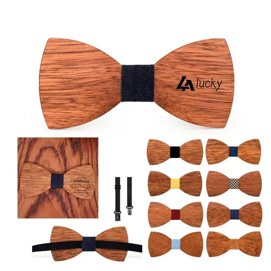 Wooden Bow Tie