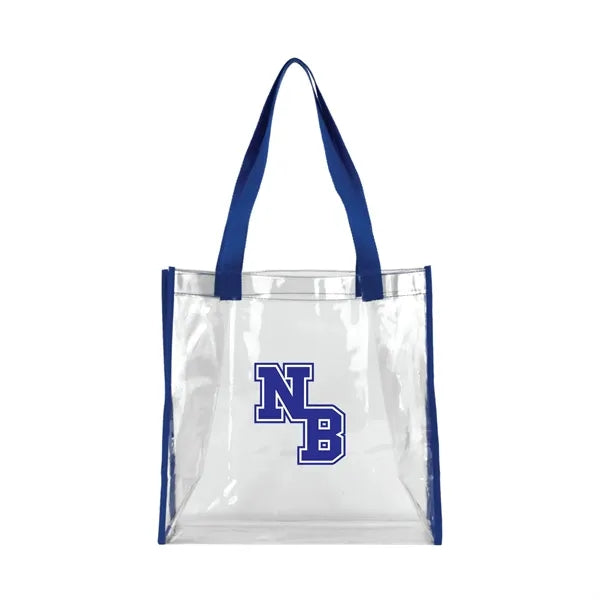 Clear Vinyl Stadium Tote