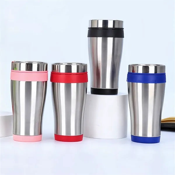 15oz Car Cup Layer Vacuum Portable Thermos Mug Outdoor