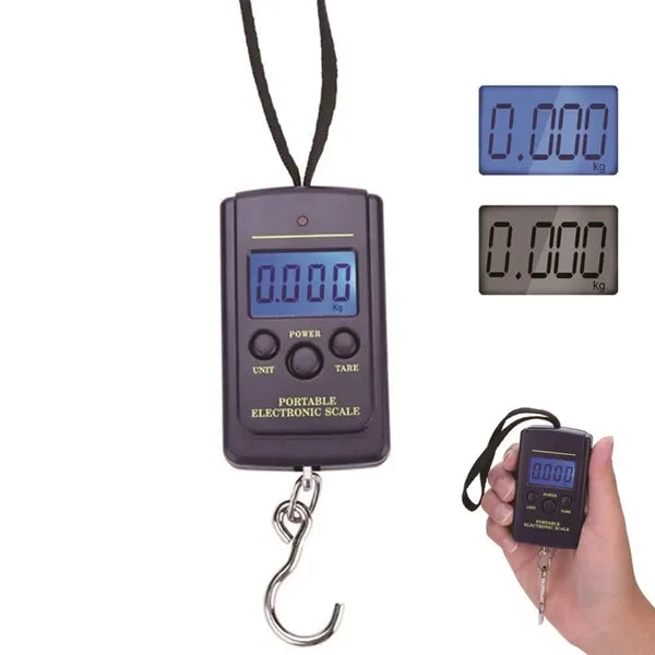 Fish Scale with Backlit LCD Display Kitchen Weight Tool
