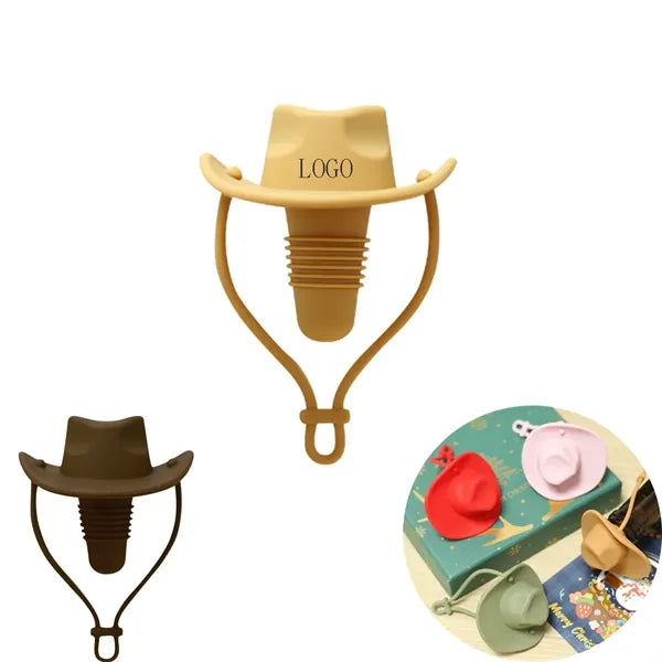 Cowboy Hat Creative Silicone Wine Bottle Stopper
