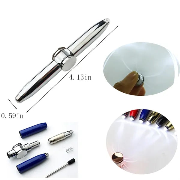 Fidget Spinner Pressure Relief Light Pen