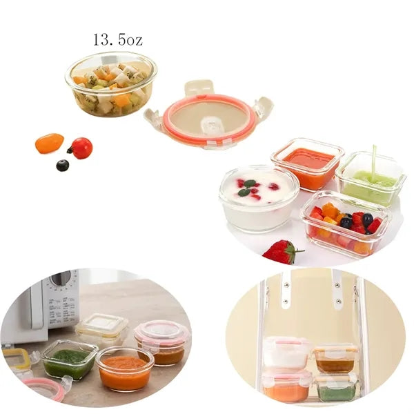 Healthy High Borosilicate Glass Baby Food Box