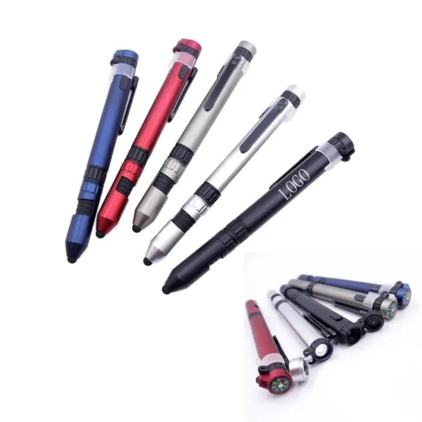 Travel Outdoor Compass Tool Multi-function Ballpoint Pen