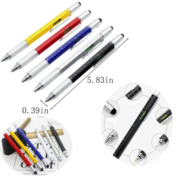 Metal Screwdriver Level Ballpoint Pen