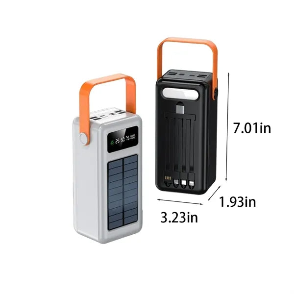 30,000mAh Solar Camping Light Portable Power Supply