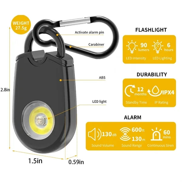 130DB Alarm Outdoor Safety For Vulnerable Groups