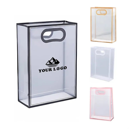 Transparent Clear Frosted Die Cut Pp Tote Bag