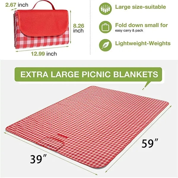 Outdoor Waterproof Foldable Portable Picnic Blanket