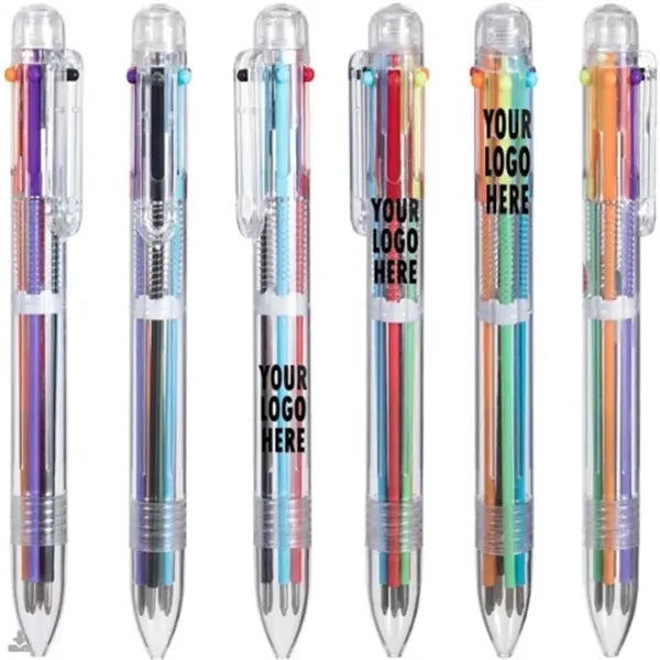 Multicolor 6-in-1 Ballpoint Pens