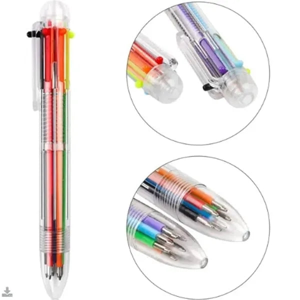 Multicolor 6-in-1 Ballpoint Pens