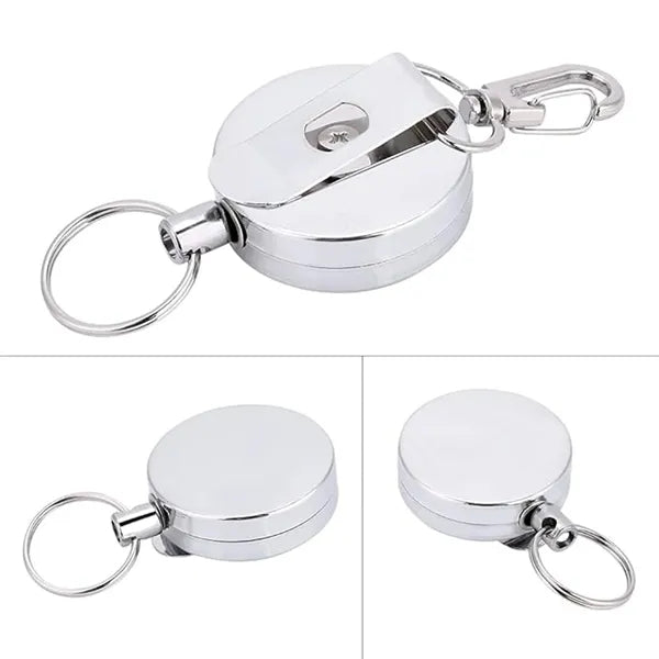 4cm Full Metal Wire Rope Retractable Buckle