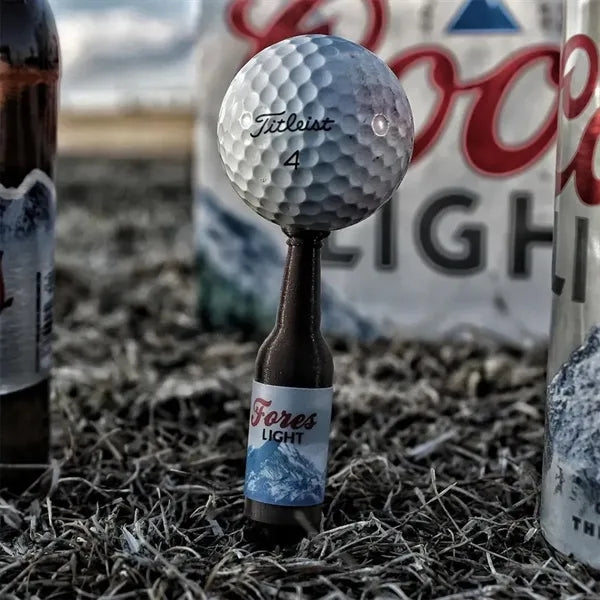Recyclable Unbreakable Beer Bottle Golf Tees Holder