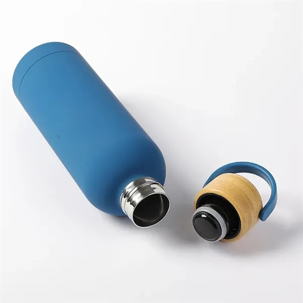 17oz Insulated Narrow Mouth Sports Flask Cola Shape with Lid