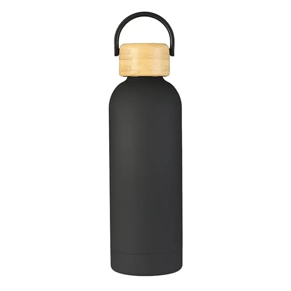 500ml Stainless Steel Sports Water Bottle with Bamboo Lid