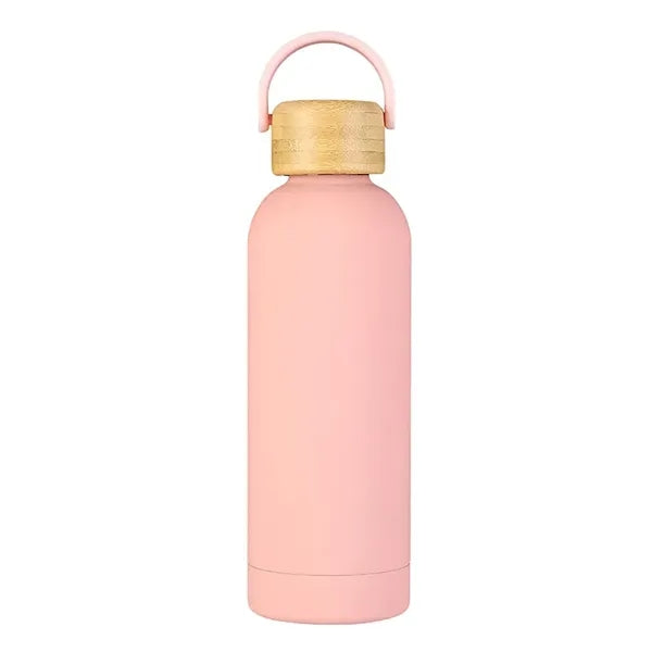 17oz Insulated Narrow Mouth Sports Flask Cola Shape with Lid
