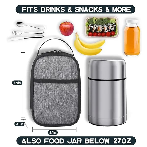 Oxford Insulated Lunch Bag