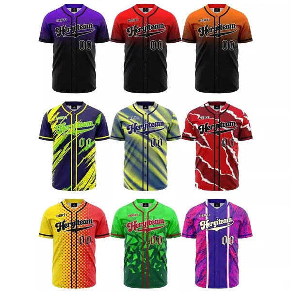 Sublimation Baseball Uniforms & Jerseys