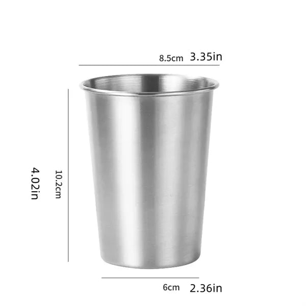 12oz 16oz Stainless Steel Cups Pint Tumbler