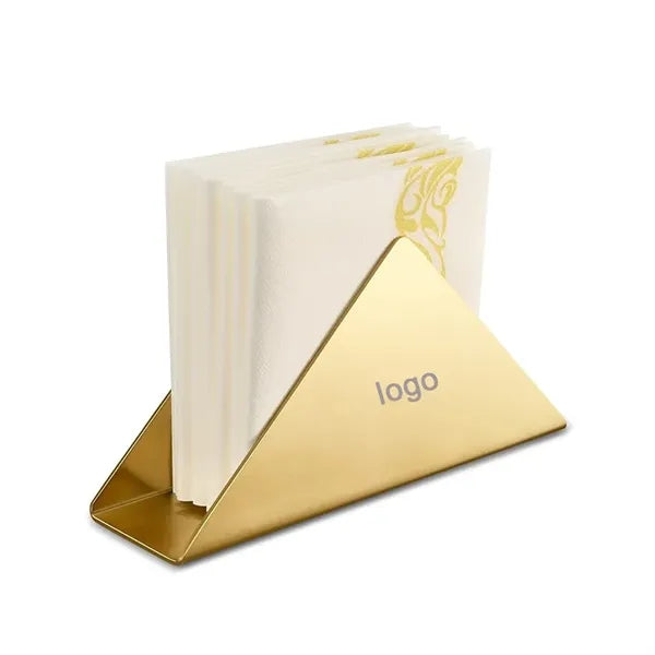 Triangular Stainless Steel Napkin Holder For Table