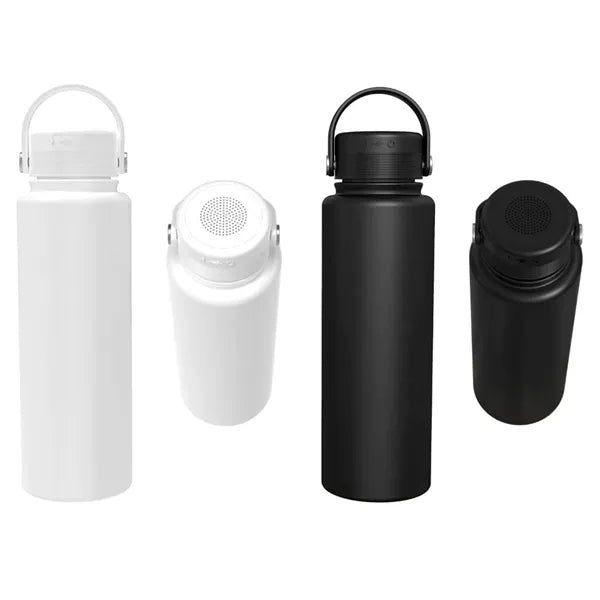 Double Wall Wireless Bluetooth Bottle, 40 oz.