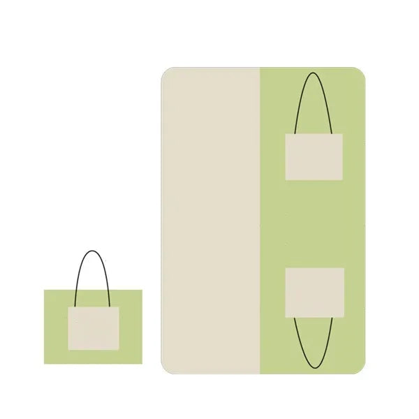 Portable Folding Picnic Tote Blanket Bag