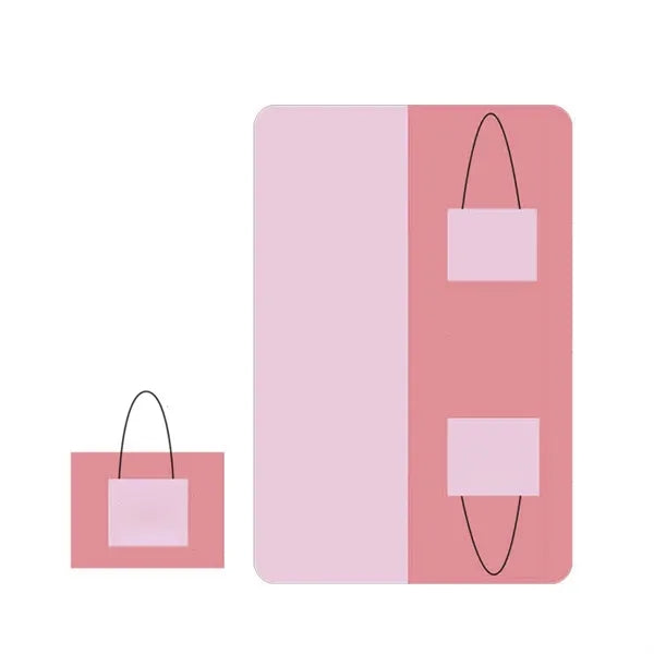 Portable Folding Picnic Tote Blanket Bag