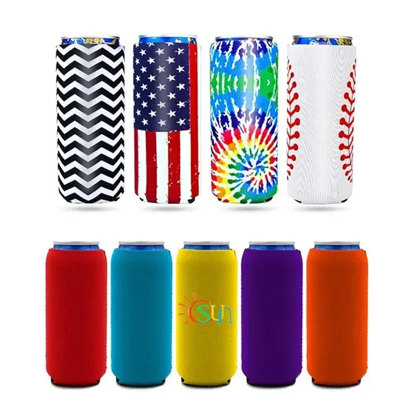12oz Slim Beer Can Cooler Sleeves