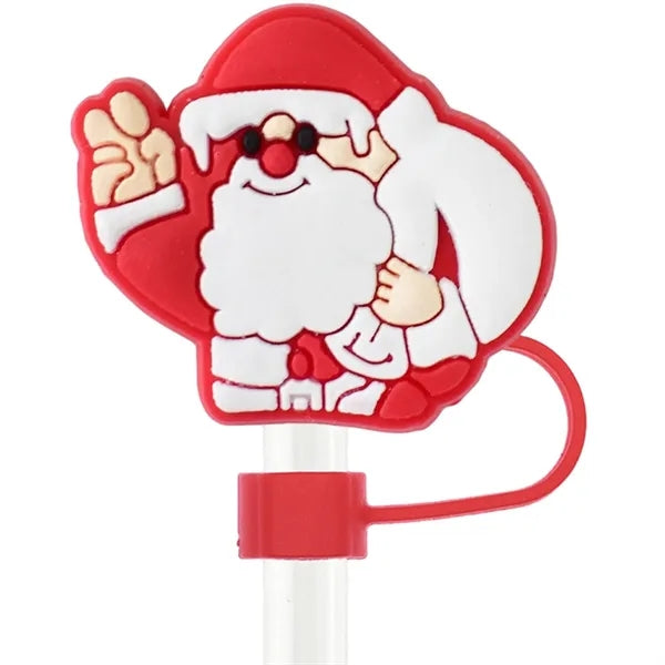 Christmas Straw Cover Cap