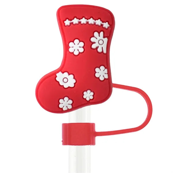 Christmas Straw Cover Cap