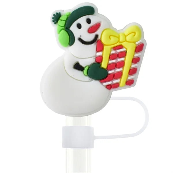 Christmas Straw Cover Cap