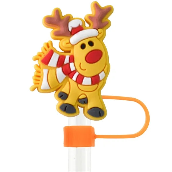 Christmas Straw Cover Cap