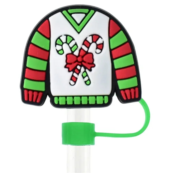 Christmas Straw Cover Cap