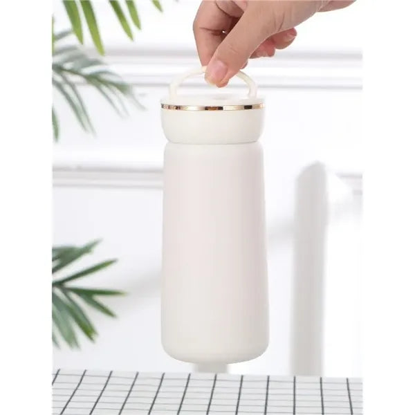 380ml Stainless Steel Insulated Flask with Handle Lid