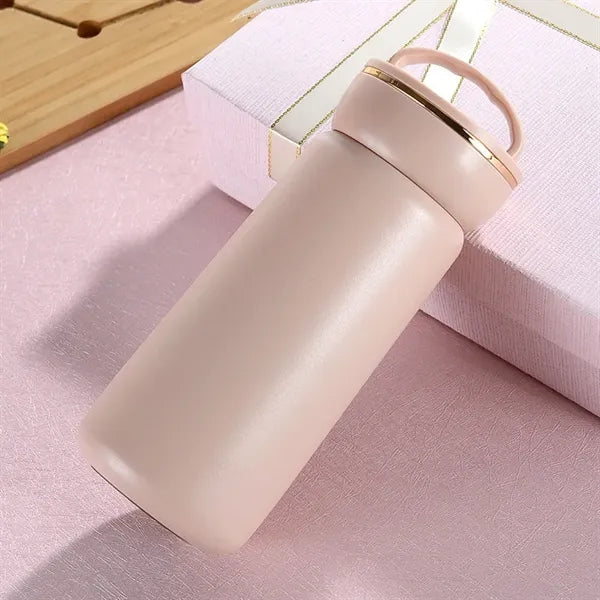380ml Stainless Steel Insulated Flask with Handle Lid