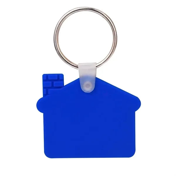 House Shaped Silicone Keychain