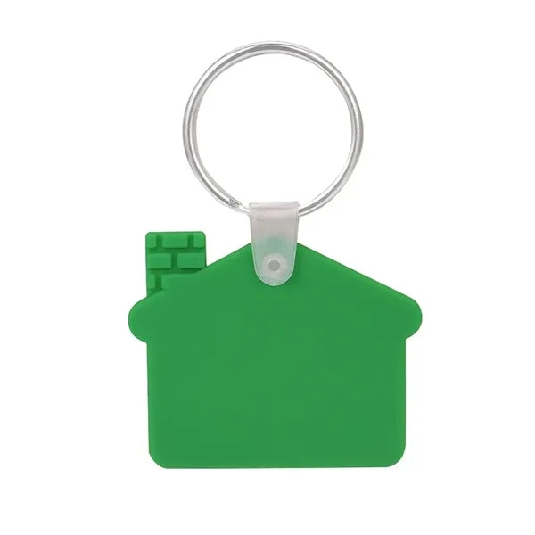 House Shaped Silicone Keychain