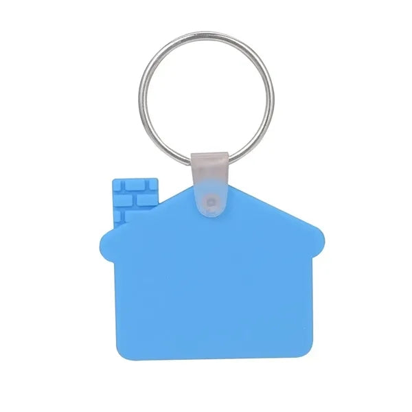 House Shaped Silicone Keychain