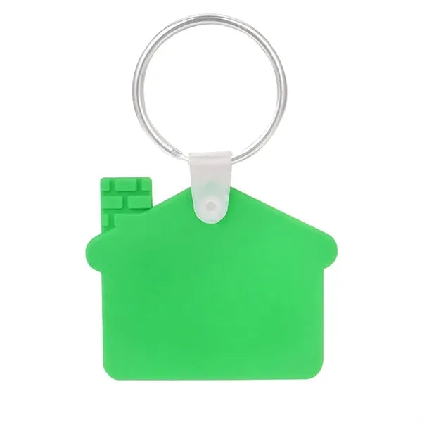 House Shaped Silicone Keychain