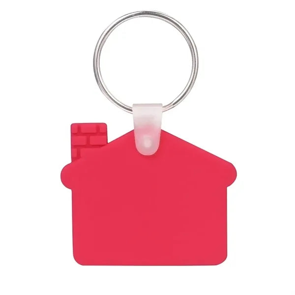 House Shaped Silicone Keychain