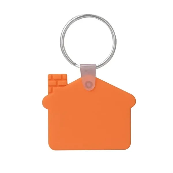House Shaped Silicone Keychain
