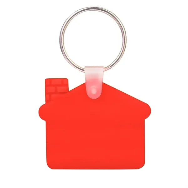 House Shaped Silicone Keychain