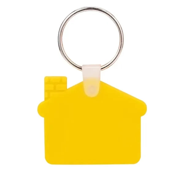 House Shaped Silicone Keychain