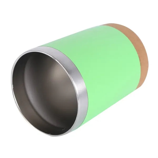 12oz Stainless Steel Mug with Cork Bottom
