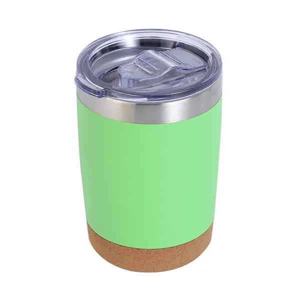 12oz Stainless Steel Mug with Cork Bottom