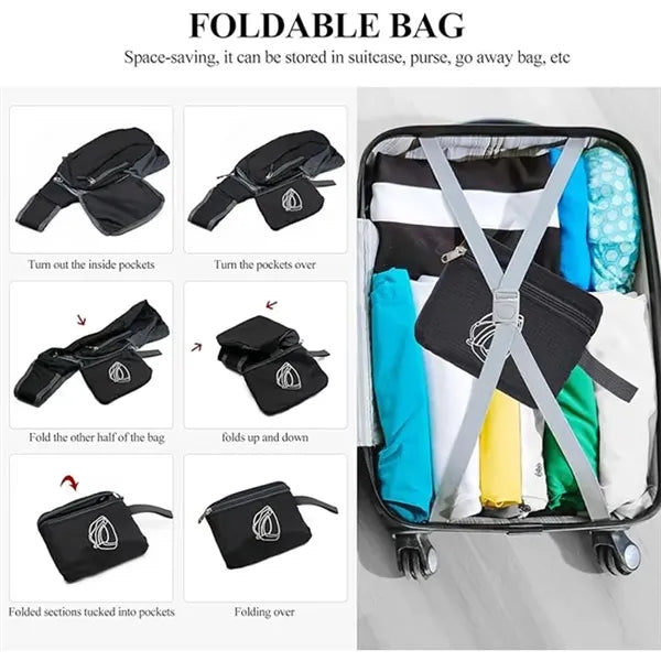 Sling Bag Foldable Crossbody Backpack Shoulder Chest Pack
